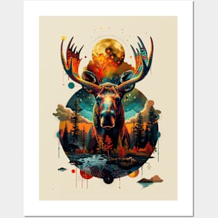 Moose Dreams Posters and Art